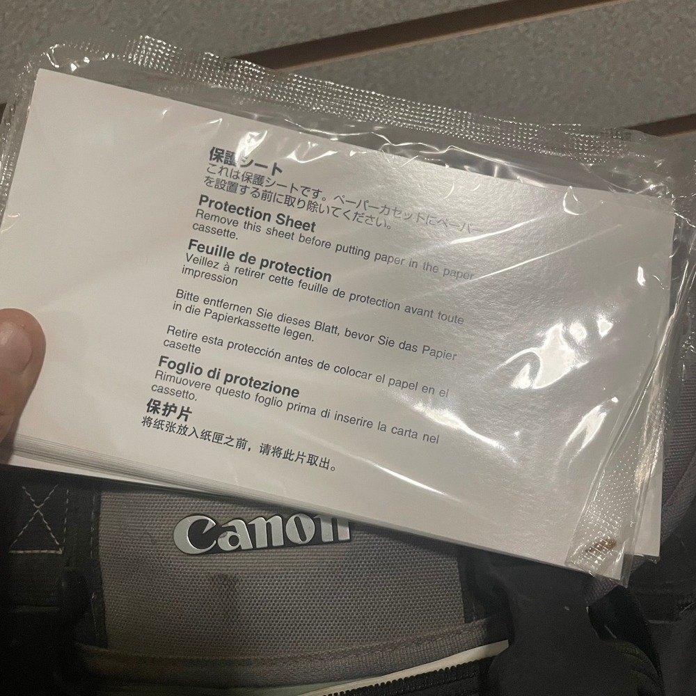 VTG Canon CP330 Compact Photo‎ Printer Backpack Case Charger Ink Paper Postcards - Picture 2 of 15